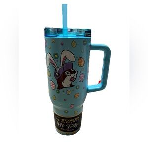 Yukon Easter Bunny Blue Drinkware Tumbler